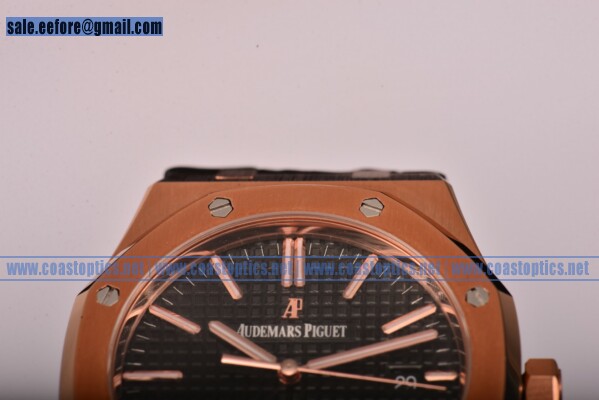 Audemars Piguet Royal Oak Perfect Replica Watch Rose Gold 15400or.oo.d002cr.01 (BP)